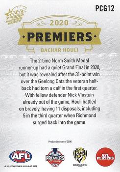 2020 Select Premiers Richmond Tigers #PCG12 Bachar Houli Back